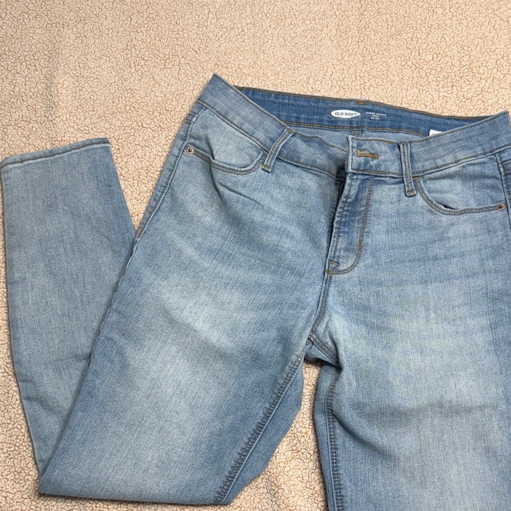 Old Navy Super Skinny Light Blue Women's Jeans